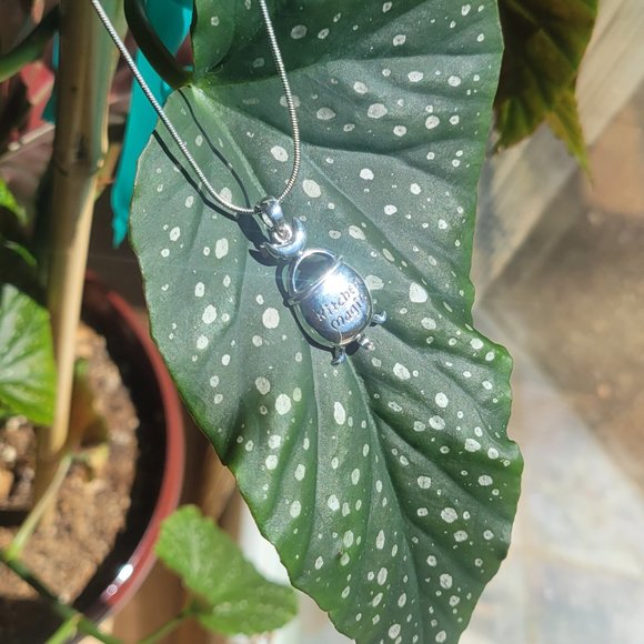 Magic Cauldron Crescent Moon Sterling Silver Pendant - Picture 2 of 4